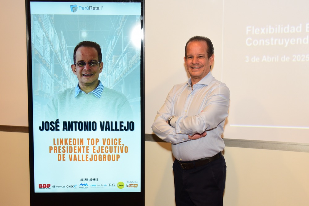 Cartel oficial del V Foro Retail Supply Chain con el nombre de José Antonio Vallejo como speaker