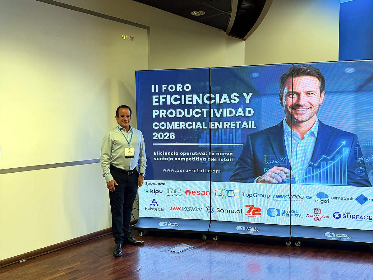 José Antonio Vallejo en el II Foro Eficiencias y Productividad Comercial en Retail 2026, organizado por PerúRetail en la Universidad ESAN